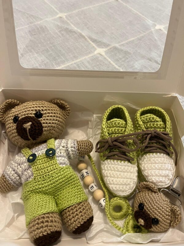 Juego sonajero-mordedor portachupete